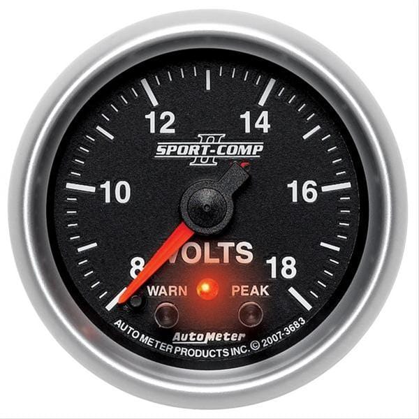 AutoMeter AutoMeter Sport-Comp II Pro-Control Analog Gauges 3683 Autofit