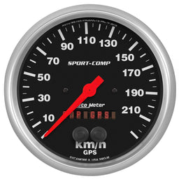 AutoMeter AutoMeter Sport-Comp Series GPS Enabled Speedometers 3983-M Autofit