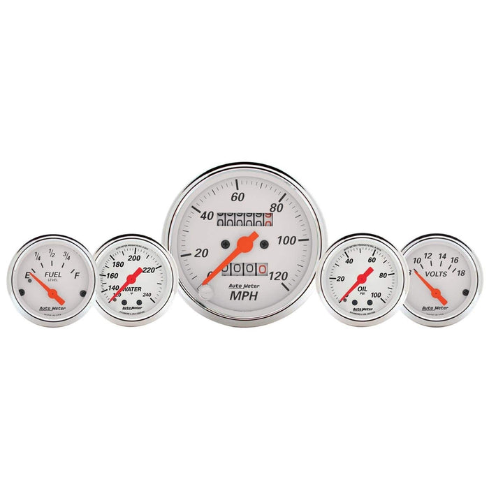 AutoMeter AutoMeter Traditional Street Rod Gauge Kits 1311 Autofit