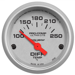 AutoMeter AutoMeter Ultra-Lite Analog Gauges 4349 Autofit