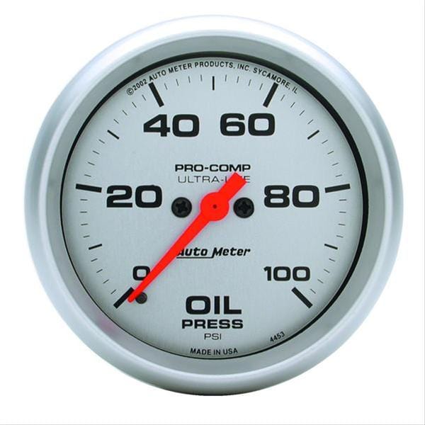 AutoMeter AutoMeter Ultra-Lite Analog Gauges 4453 Autofit