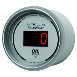 AUTOMETER Digital, In-dash, 2-1/16", 0-340°F Ultra-Lite Digital Series Oil Temperature Gauge AU6548 Autofit