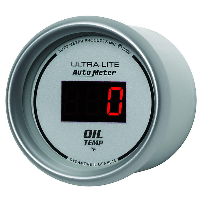 AUTOMETER Digital, In-dash, 2-1/16", 0-340°F Ultra-Lite Digital Series Oil Temperature Gauge AU6548 Autofit
