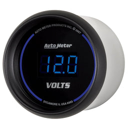 AUTOMETER Digital, In-dash, 2-1/16", 8-18 Volts Cobalt Digital Series Voltmeter Gauge AU6993 Autofit