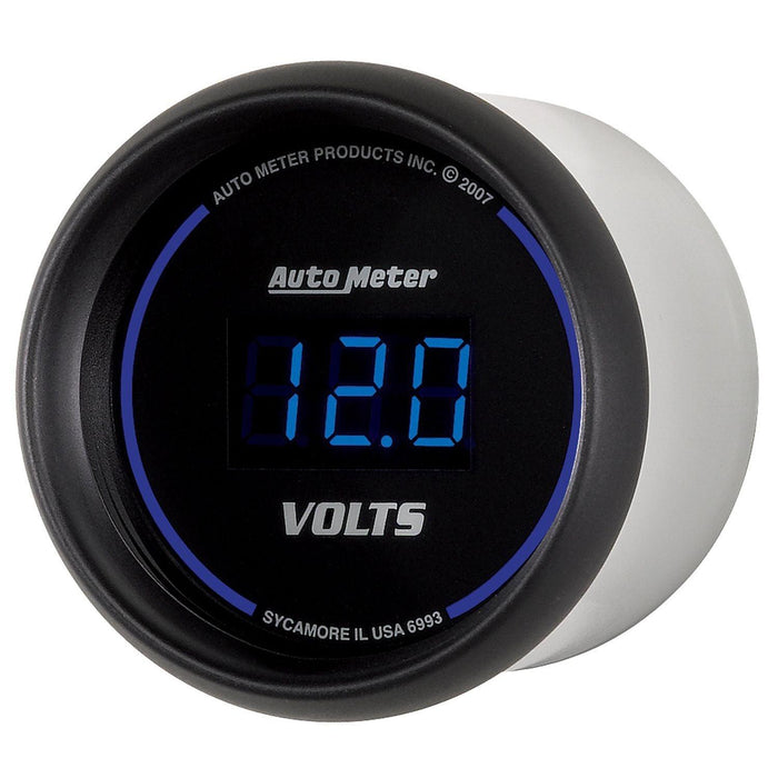 AUTOMETER Digital, In-dash, 2-1/16", 8-18 Volts Cobalt Digital Series Voltmeter Gauge AU6993 Autofit