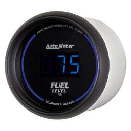AUTOMETER In-dash, 2-1/16", Programmable, 0-280 ohm, Adjustable Scale w/ 7 pre- Cobalt Digital Series Fuel Level Gauge AU6910 Autofit