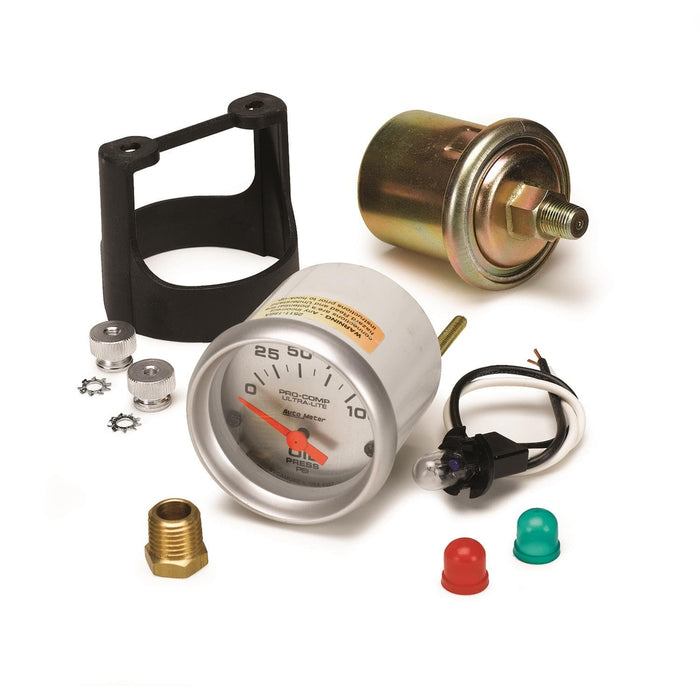 AutoMeter Summit Racing™ AutoMeter Ultra-Lite Analog Gauge Pro Packs 07-0002 Autofit