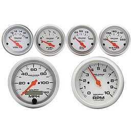 AutoMeter Summit Racing™ AutoMeter Ultra-Lite Analog Gauge Pro Packs 07-0002 Autofit
