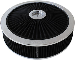 Automotive Fittings 14" x 5" Full Flow Air Filter Assembly, Chrome 14" x 5" Full Flow Air Filter Assembly, Chrome Autofit