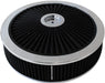 Automotive Fittings 14" x 5" Full Flow Air Filter Assembly, Chrome 14" x 5" Full Flow Air Filter Assembly, Chrome Autofit