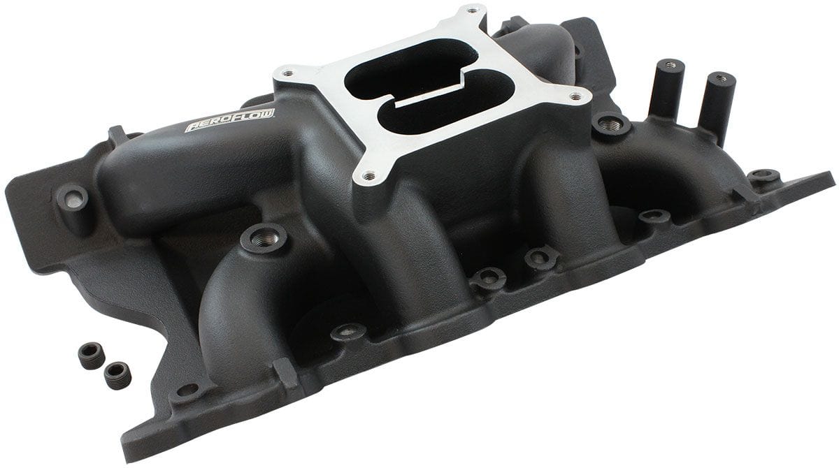 Automotive Fittings Ford 351 Cleveland Air Gap Dual Plane Intake Manifold, Black Finish Ford 351 Cleveland Air Gap Dual Plane Intake Manifold, Black Finish Autofit