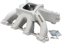 Automotive Fittings GM LS Cathedral Port Carburettor Hi Rise Single Plane Non-EFI Intake Manifold, Natural Cast Finish GM LS Cathedral Port Carburettor Hi Rise Single Plane Non-EFI Intake M Autofit