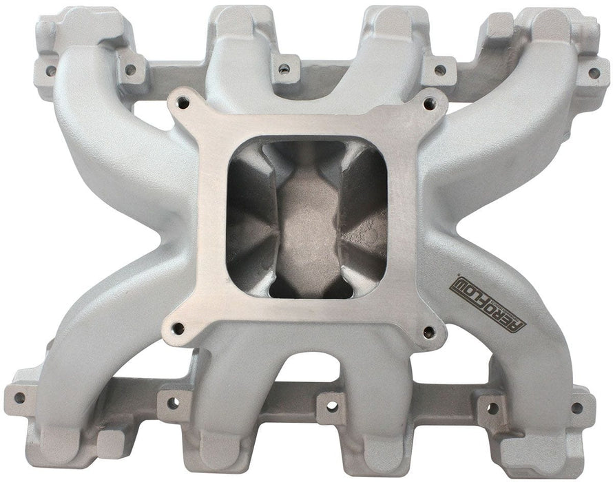 Automotive Fittings GM LS Cathedral Port Carburettor Hi Rise Single Plane Non-EFI Intake Manifold, Natural Cast Finish GM LS Cathedral Port Carburettor Hi Rise Single Plane Non-EFI Intake M Autofit