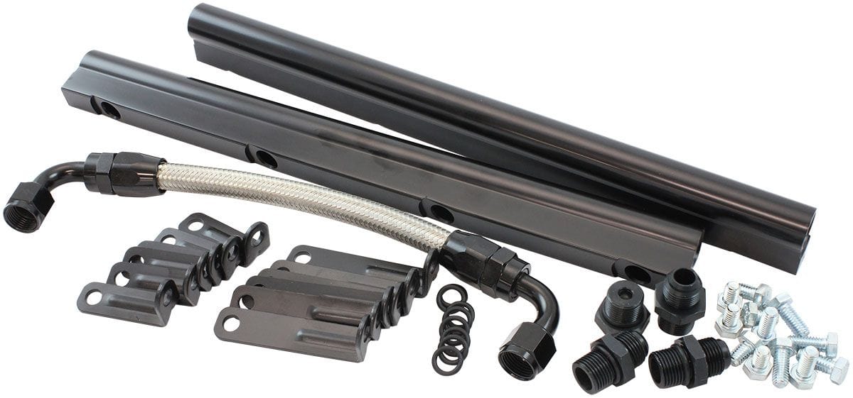 Automotive Fittings GM LS Fuel Rail Kit for Cathedral Port Carburettor Street Single Plane EFI Intake Manifold GM LS Fuel Rail Kit for Cathedral Port Carburettor Street Single Plane Autofit