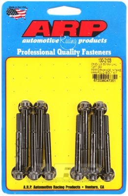 Automotive Fittings Intake Manifold Bolt Kit, 12-Point Black Oxide Intake Manifold Bolt Kit, 12-Point Black Oxide Autofit