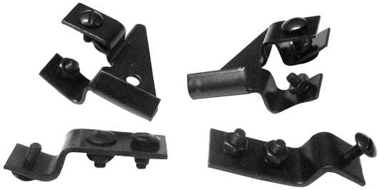 Automotive Fittings Radiator to Grille Bracket Set, Black Radiator to Grille Bracket Set, Black Autofit