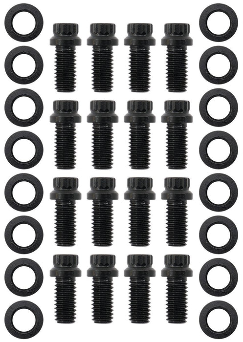 Automotive Fittings Small Block Chev 3/8-16" Header Bolts .750" UHL - Black Finish Small Block Chev 3/8-16" Header Bolts .750" UHL - Black Finish Autofit