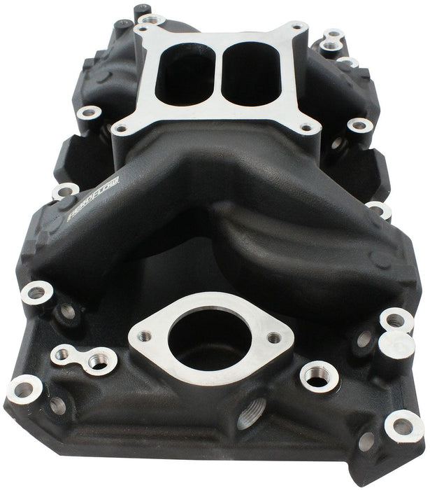 Automotive Fittings Small Block Chrysler Air Gap Dual Plane Intake Manifold, Black Finish Small Block Chrysler Air Gap Dual Plane Intake Manifold, Black Finish Autofit