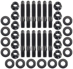 Automotive Fittings Universal Valve Cover Stud Kit 1/4-20" OAL 1.50", Pack of 12 - Black Finish Universal Valve Cover Stud Kit 1/4-20" OAL 1.50", Pack of 12 - Black F Autofit