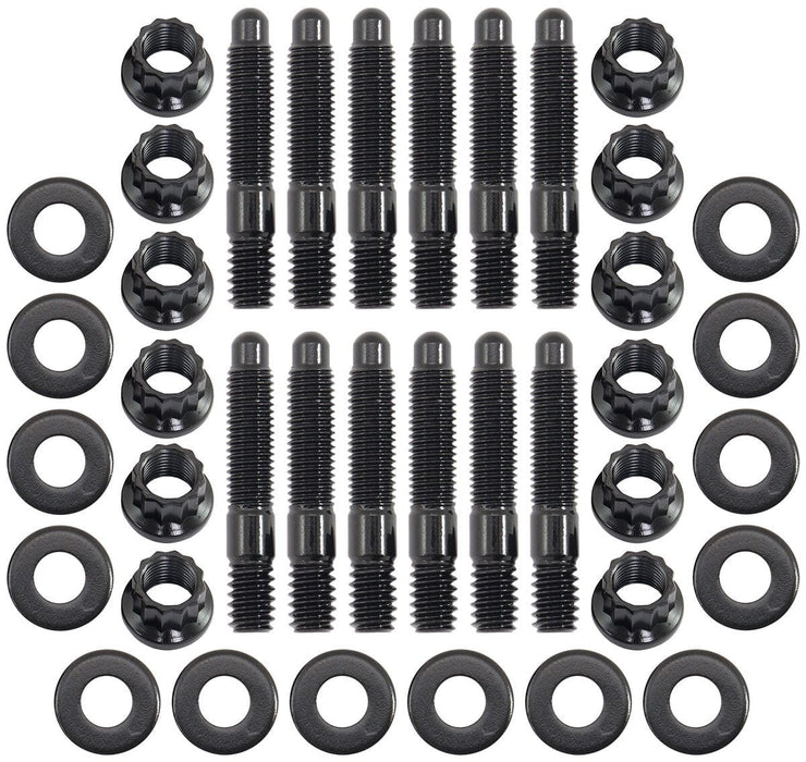Automotive Fittings Universal Valve Cover Stud Kit 1/4-20" OAL 1.50", Pack of 12 - Black Finish Universal Valve Cover Stud Kit 1/4-20" OAL 1.50", Pack of 12 - Black F Autofit