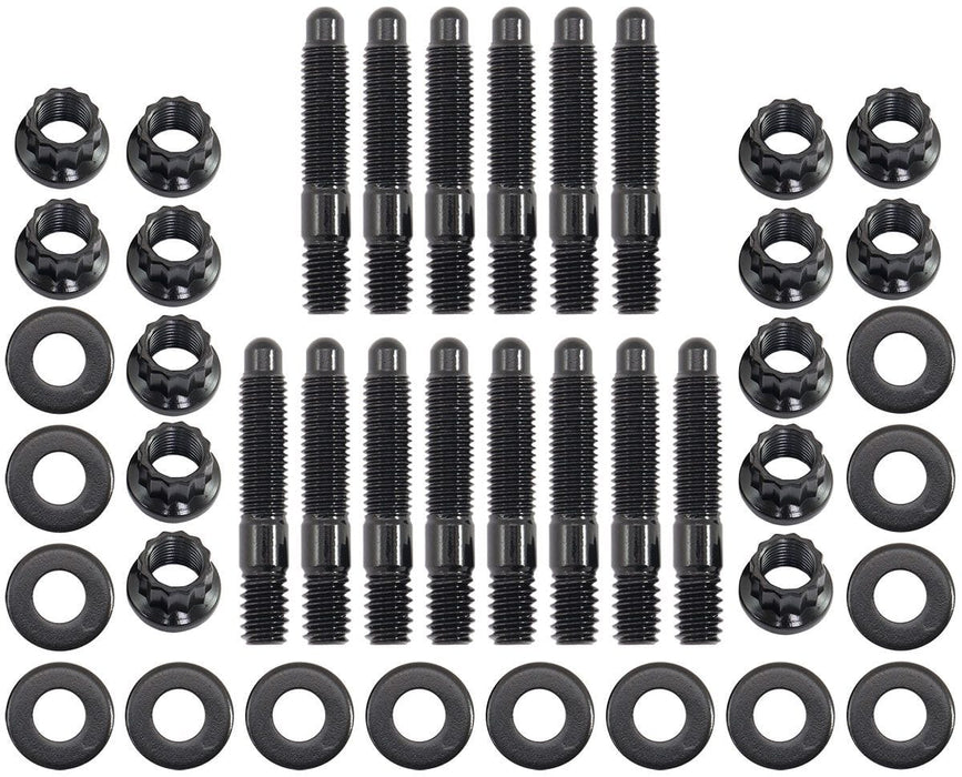 Automotive Fittings Universal Valve Cover Stud Kit 1/4-20" OAL 1.50", Pack of 14 - Black Finish Universal Valve Cover Stud Kit 1/4-20" OAL 1.50", Pack of 14 - Black F Autofit