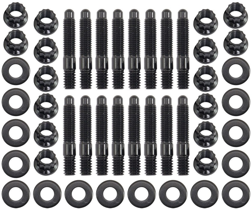 Automotive Fittings Universal Valve Cover Stud Kit 1/4-20" OAL 1.50", Pack of 16 - Black Finish Universal Valve Cover Stud Kit 1/4-20" OAL 1.50", Pack of 16 - Black F Autofit