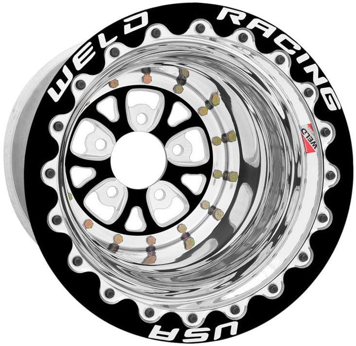 Automotive Fittings V-Series 15 x 8" Wheel, Black Center, Single Beadlock, Ultra V-Series 15 x 8" Wheel, Black Center, Single Beadlock, Ultra Autofit