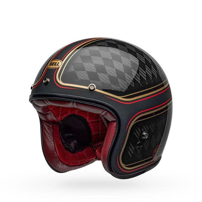 Bell Motorcycle Helmets Bell Custom 500 Carbon Helmets 7112151 Autofit