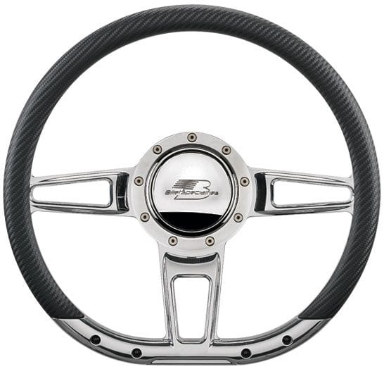 Billet Billet Billet 14" FORMULA D-Shaped Steering Wheel (BS29409) Autofit