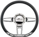 Billet Billet Billet 14" FORMULA D-Shaped Steering Wheel (BS29409) Autofit