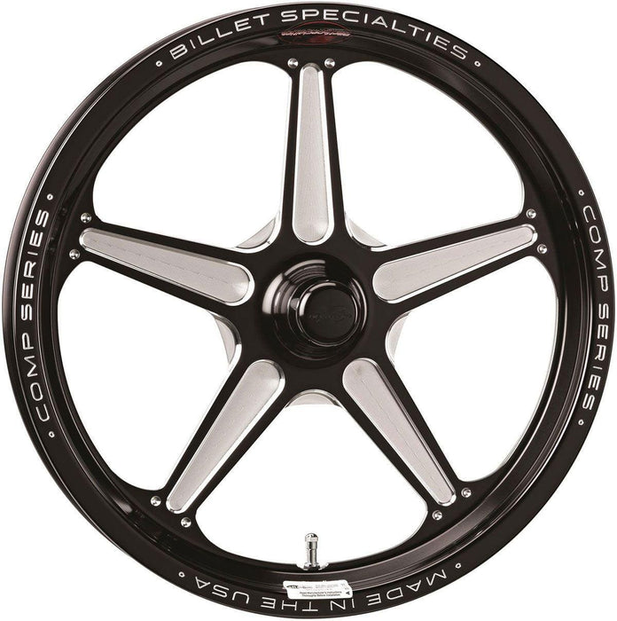 Billet Specialties 5x4.50" Bolt Circle with 2.75" Backspace Comp 5 17x4.5" Wheel, Black BSCSFB37456527 Autofit