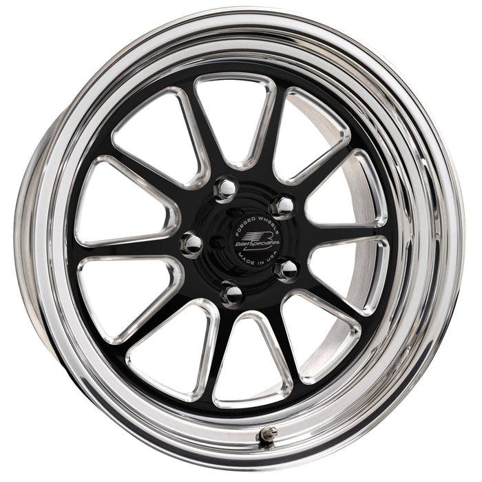 Billet Specialties Billet Specialties AMC40 Malibu Black Satin Custom Order Wheels AMCB40510 Autofit