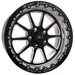 Billet Specialties Billet Specialties AMC40 Malibu Single Beadlock Black Satin Custom Order Wheels AMCB40SB514 Autofit