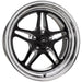 Billet Specialties Billet Specialties AMC43 Lonestar Black Satin Custom Order Wheels AMCB43860 Autofit