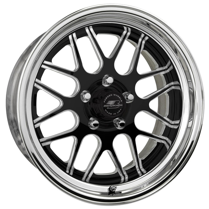 Billet Specialties Billet Specialties AMC60 Turbo Black Satin Custom Order Wheels AMCB60812 Autofit
