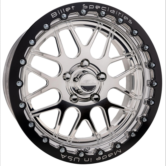 Billet Specialties Billet Specialties AMC60 Turbo Single Beadlock Polished Custom Order Wheels AMC60SB510 Autofit