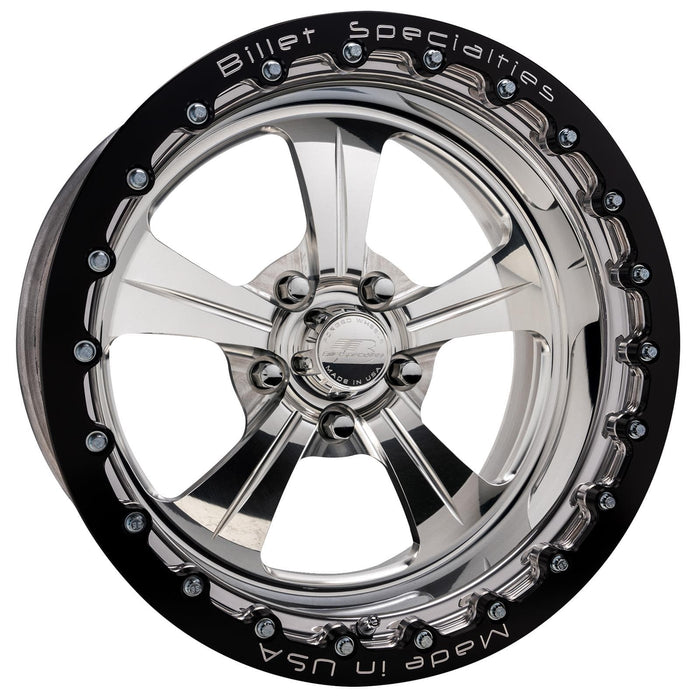 Billet Specialties Billet Specialties AMC70 Fineline Double Beadlock Polished Custom Order Wheels AMC70DB514 Autofit