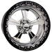 Billet Specialties Billet Specialties AMC70 Fineline Single Beadlock Polished Custom Order Wheels AMC70SB510 Autofit