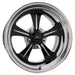 Billet Specialties Billet Specialties AMC73 Fineline Black Satin Custom Order Wheels AMCB73711 Autofit