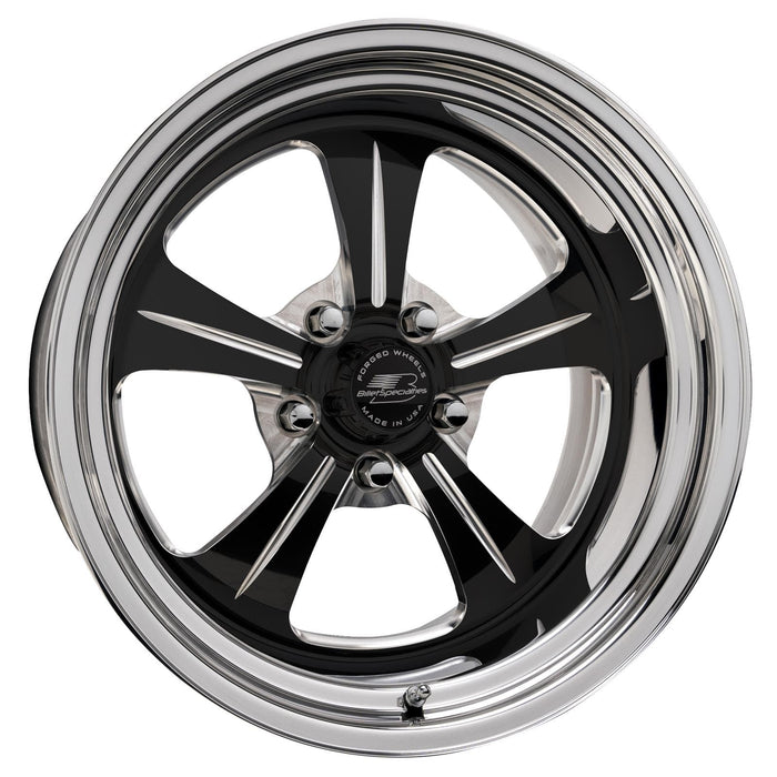 Billet Specialties Billet Specialties AMC73 Fineline Black Satin Custom Order Wheels AMCB73795 Autofit