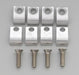 Billet Specialties Billet Specialties Billet Line Clamps 65310 Autofit