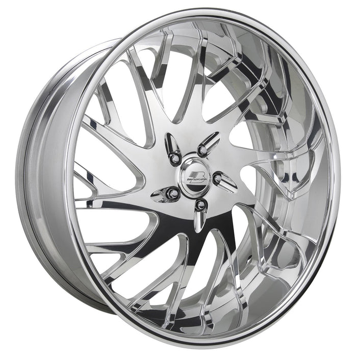 Billet Specialties Billet Specialties BLVD Series 49 Polished Custom Order Wheels DT49245 Autofit