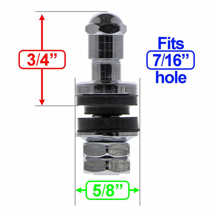 Billet Specialties Billet Specialties Bolt-On Valve Stems 999900 Autofit