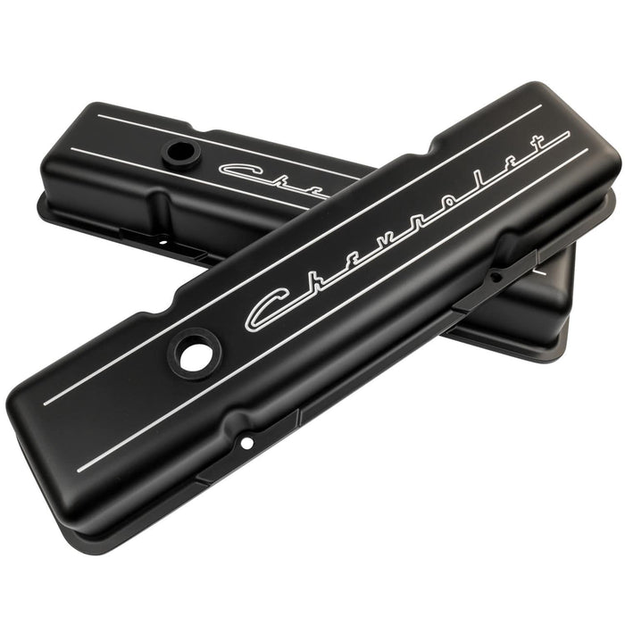 Billet Specialties Billet Specialties Diecast Aluminum Valve Covers BLK95123 Autofit