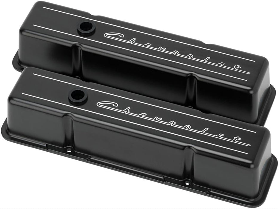 Billet Specialties Billet Specialties Diecast Aluminum Valve Covers BLK95223 Autofit