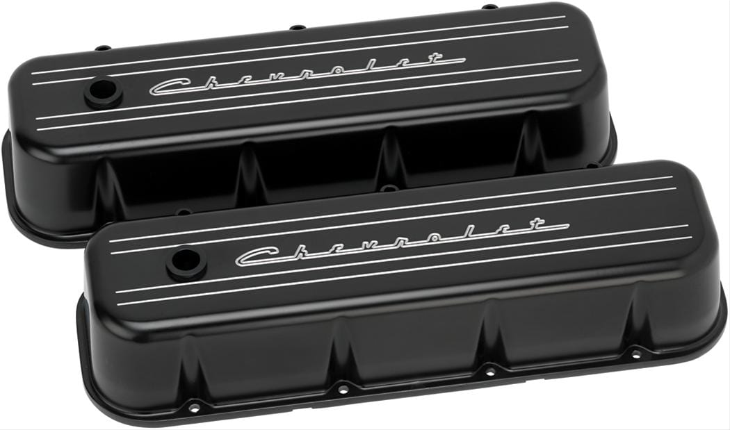 Billet Specialties Billet Specialties Diecast Aluminum Valve Covers BLK96123 Autofit