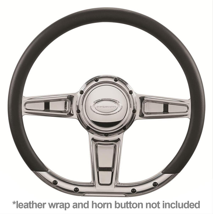 Billet Specialties Billet Specialties Half-Wrap Steering Wheels 29402 Autofit