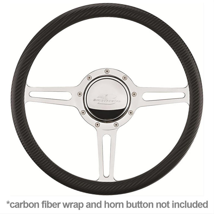 Billet Specialties Billet Specialties Half-Wrap Steering Wheels 30137 Autofit