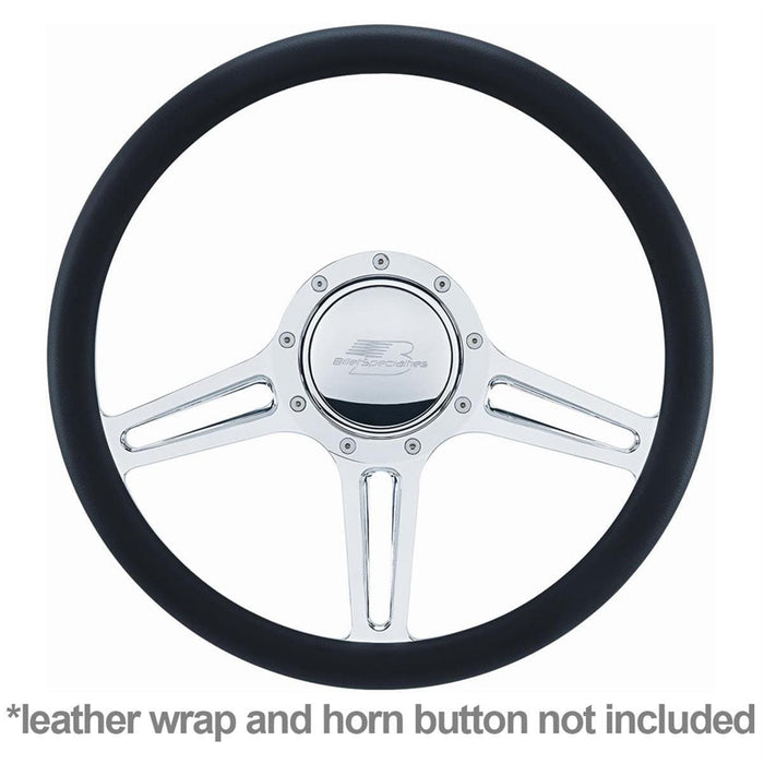 Billet Specialties Billet Specialties Half-Wrap Steering Wheels 30973 Autofit