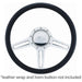 Billet Specialties Billet Specialties Half-Wrap Steering Wheels 30973 Autofit